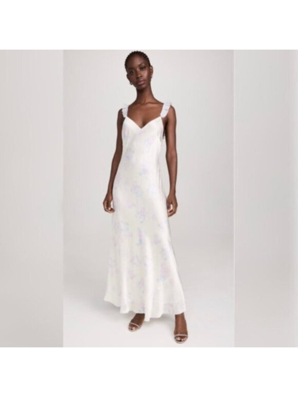 NWT LoveShackFancy Elizabella Lilac Pearl Maxi Dress - Picture 17 of 17
